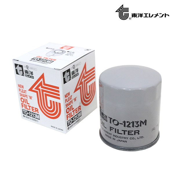 東洋エレメント オイルエレメント TO-1213M トヨタ ダイナ RZU100H 1995.05～1999.08 90915-20003 オイルフィルター 交換