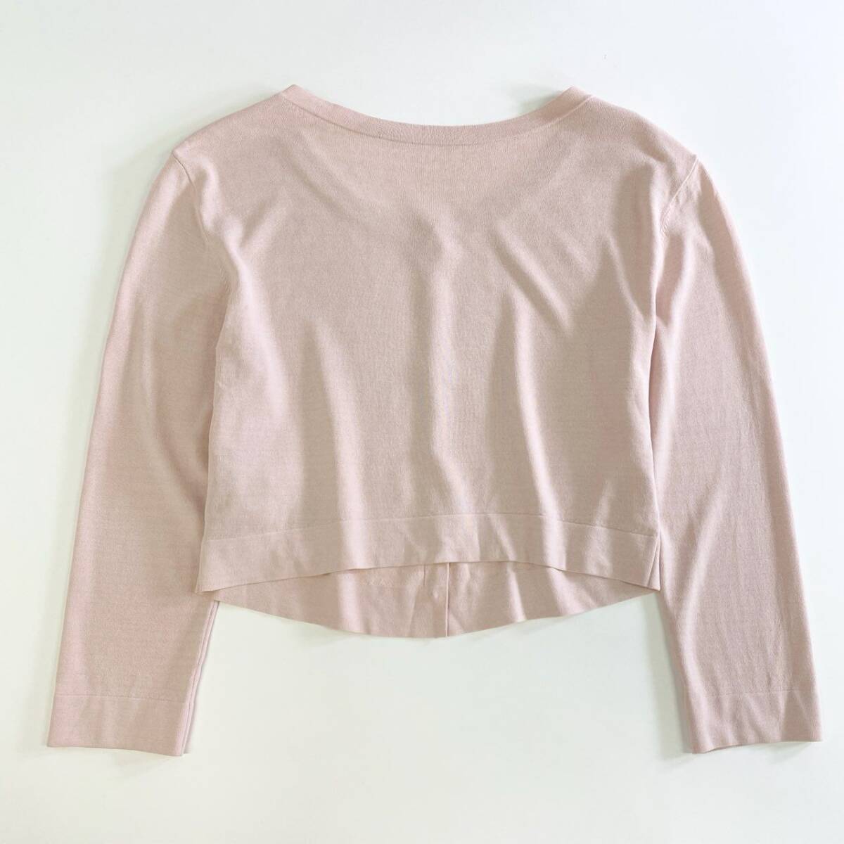 31j17 FOXEY NEY YORK フォクシーニューヨーク アッパースタンダード 31883 ニットカーディガン ボレロカーディガン サイズ38 ピンク