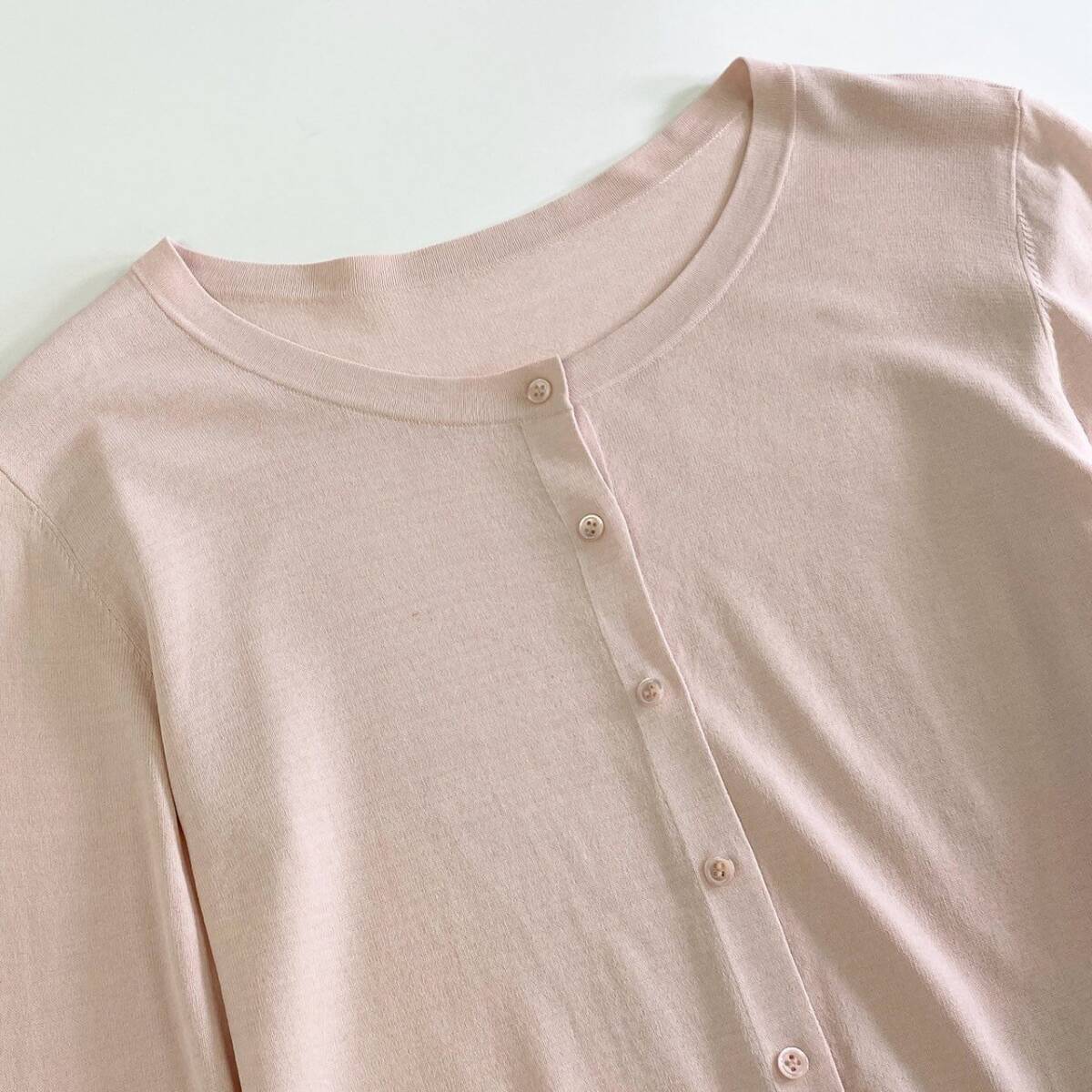 31j17 FOXEY NEY YORK フォクシーニューヨーク アッパースタンダード 31883 ニットカーディガン ボレロカーディガン サイズ38 ピンク