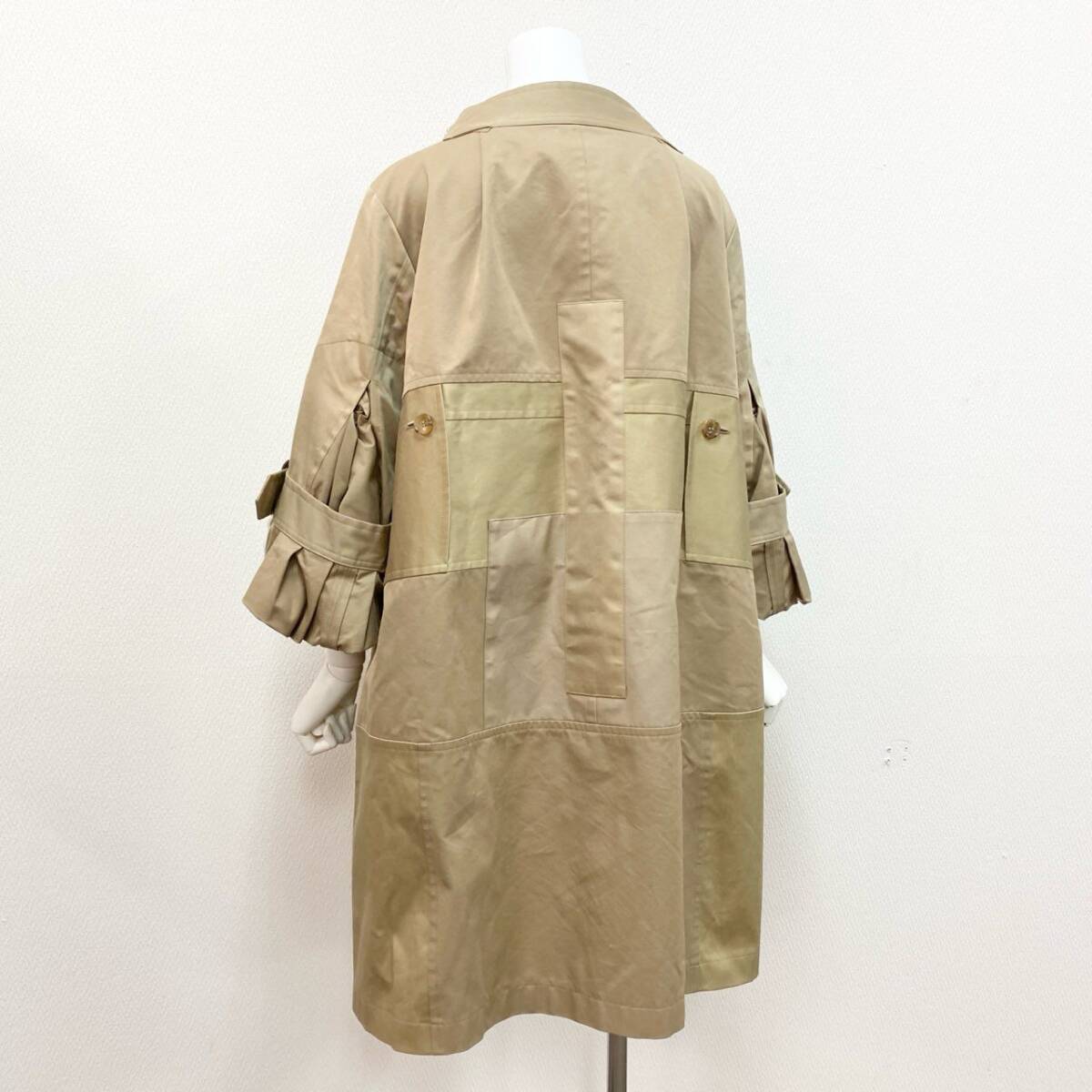 68j9 JUNYA WATANABE COMME des GARCONS ジュンヤワタナベ コムデギャルソン パッチワーク トレンチコート JE-O029 XS AD2019 20ss