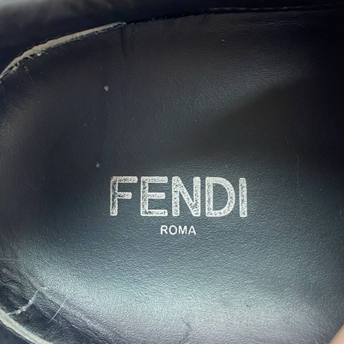 4j4 FENDI フェンディ BAG BGS SNEAKERS バッグ バグズ スニーカー ローカット シューズ イタリア制 7 ブラック ネイビー ブラウン レザー