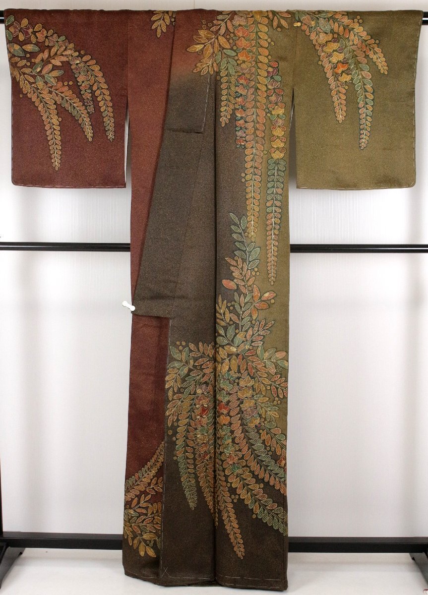 正絹訪問着汕頭刺繍スワトウ刺繍総刺繍｜訪問着・付け下げ