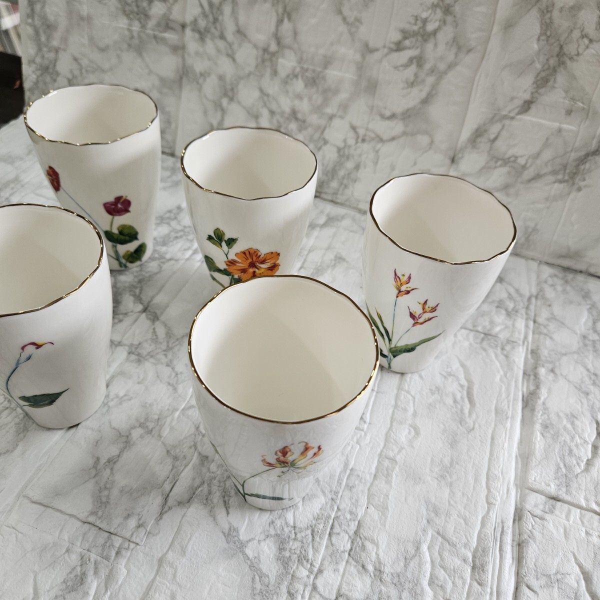 [ прекрасный товар ] Tachikichi a dam & Eve кружка cup 5 покупатель цветочный принт посуда коллекция 