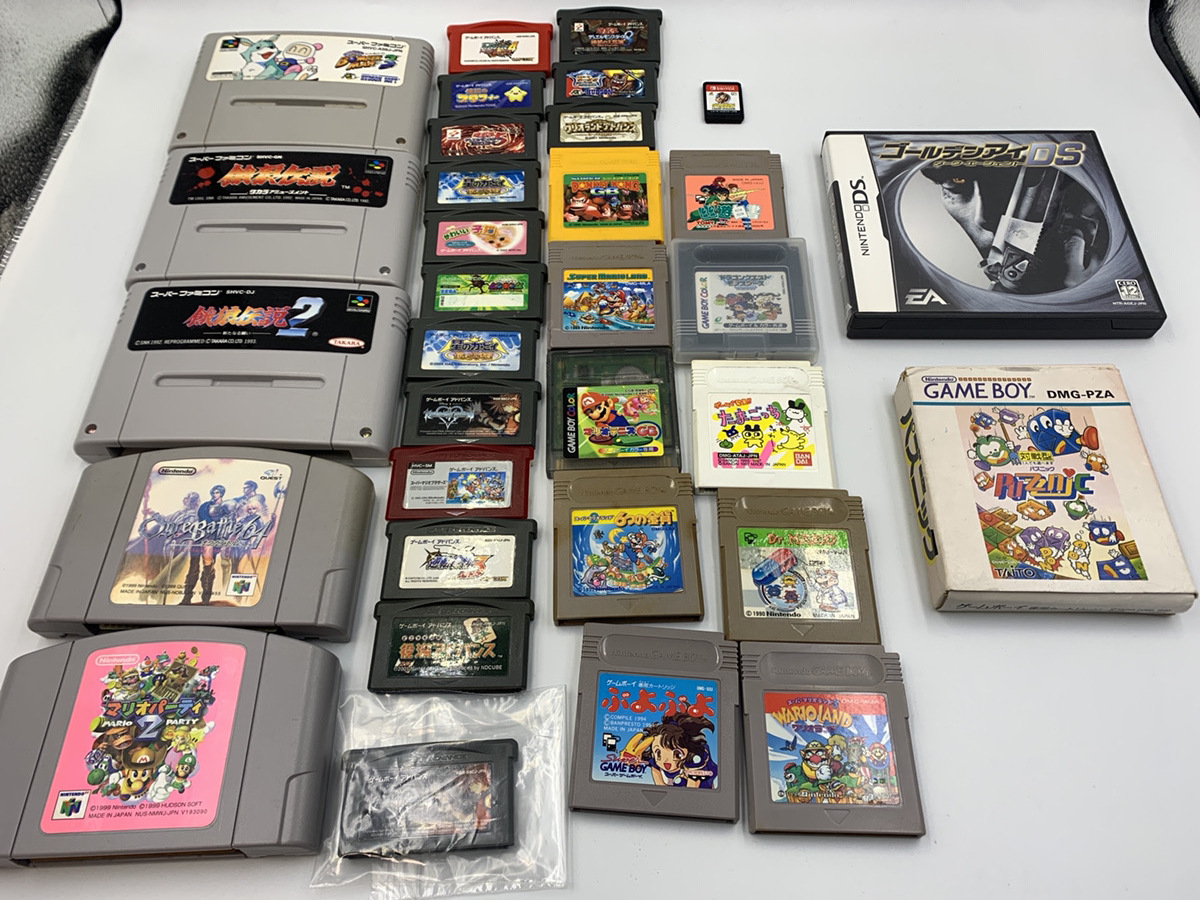 ソフト カセット まとめ セット スーパーファミコン Nintendo64 ゲームボーイ アドバンス DS Switch ゴールデンアイ GBA 未検品 ##561(タイトル)|売買されたオークション情報、Yahoo!オークション(旧ヤフオク!) の商品情報をアーカイブ公開 - オークファン(aucfan.com) ソフト カセット まとめ セット スーパーファミコン Nintendo64 ゲームボーイ アドバンス DS Switch ゴールデンアイ GBA 未検品 ##561(タイトル)|売買されたオークション情報、Yahoo!オークション(旧ヤフオク!) の商品情報をアーカイブ公開 - オークファン(aucfan.com)