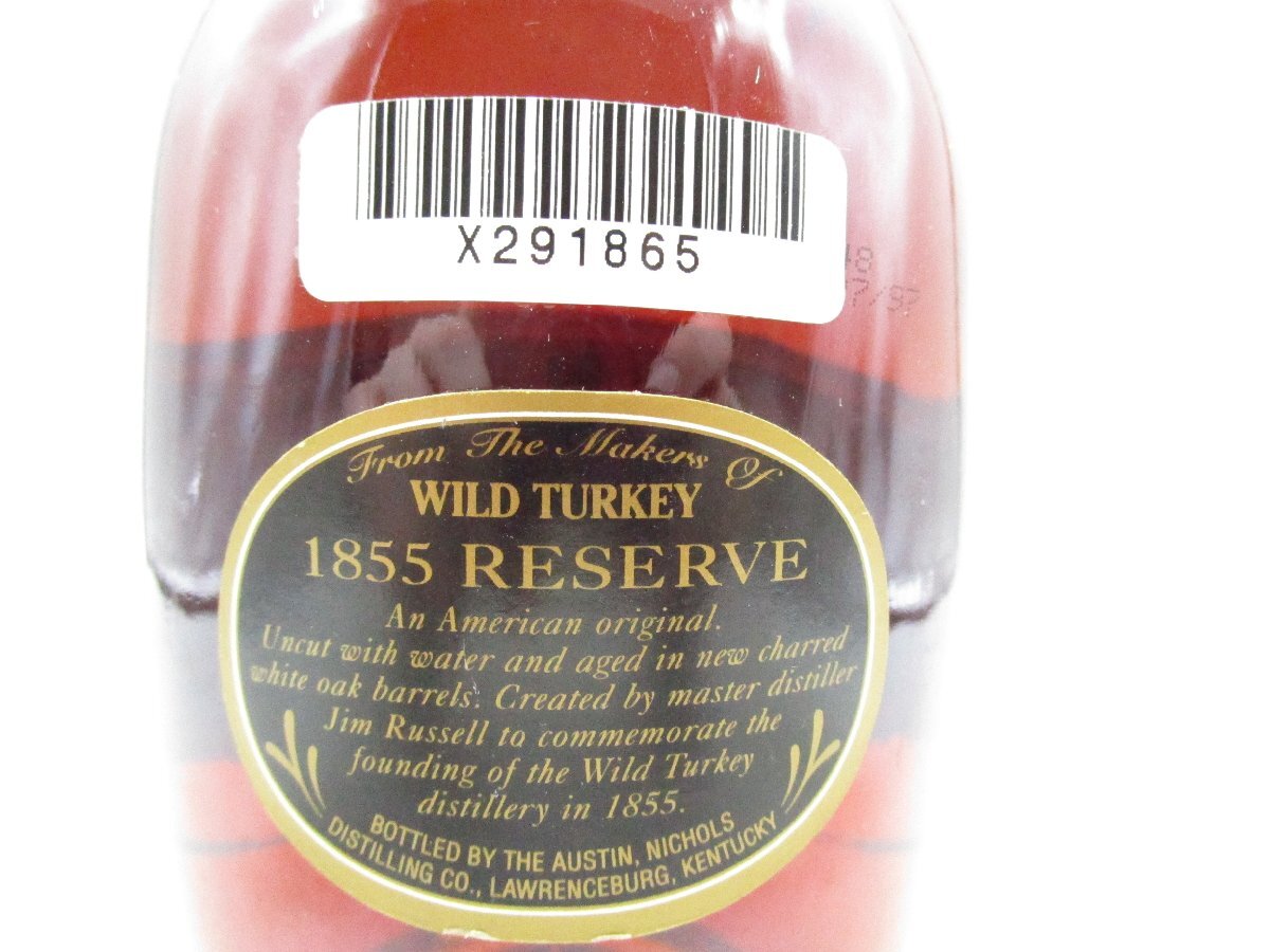 同梱 1円~WILD TURKEY 1855 RESERVE ワイルドターキー リザーブ 同梱 1円~WILD TURKEY 1855 RESERVE ワイルドターキー リザーブ