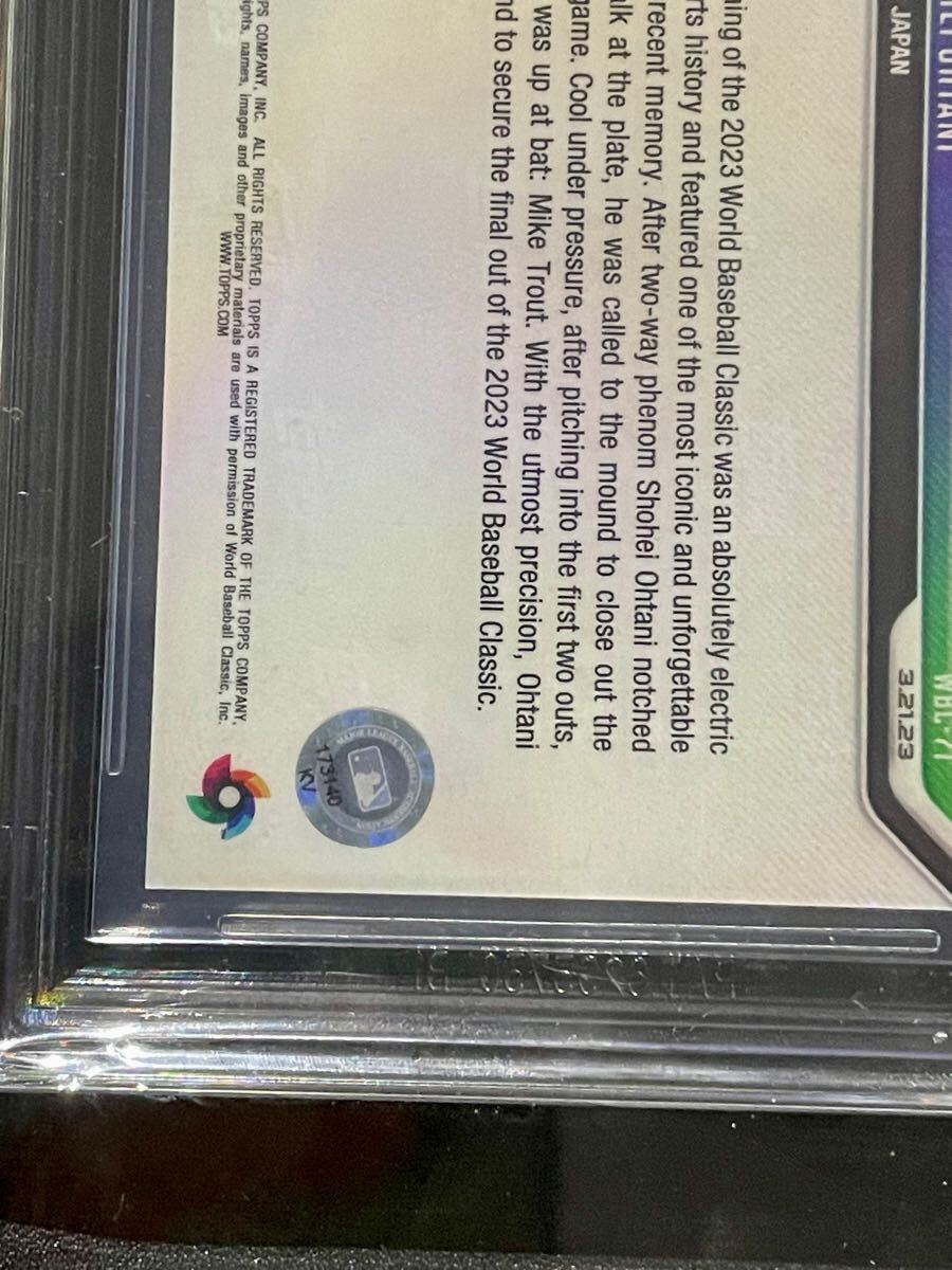 大谷翔平 wbc優勝の瞬間 直筆サインカード 2023 Topps now world 大谷翔平 wbc優勝の瞬間 直筆サインカード 2023 Topps now world
