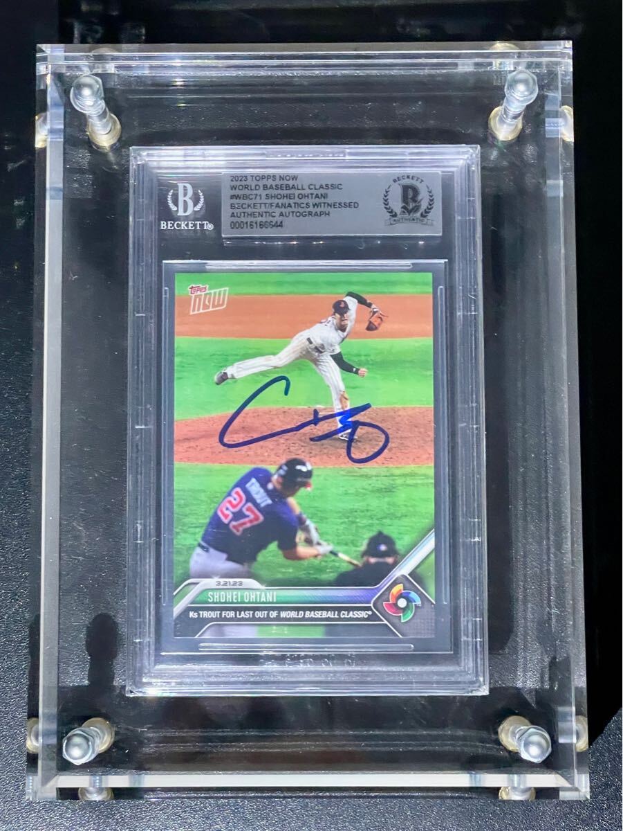 大谷翔平 wbc優勝の瞬間 直筆サインカード 2023 Topps now world 大谷翔平 wbc優勝の瞬間 直筆サインカード 2023 Topps now world