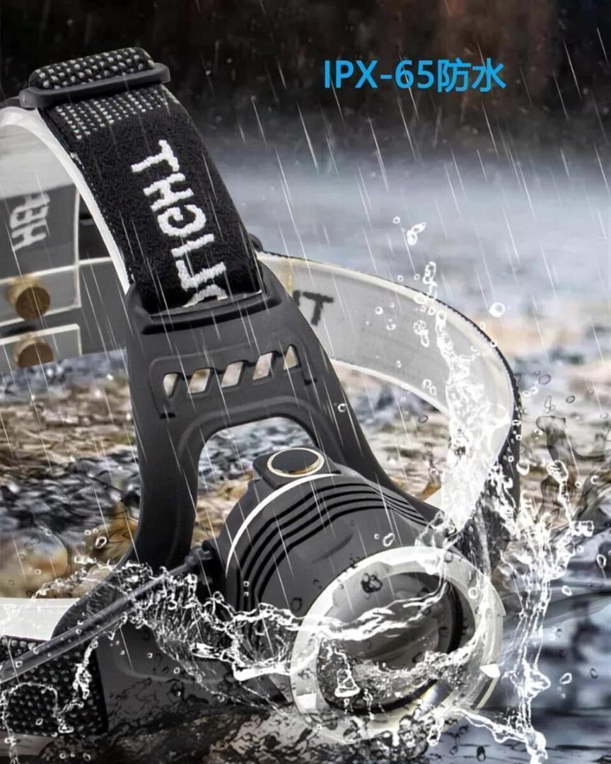 ヘッドライト ヘルメット ヘッドランプ 軽量 登山 キャンプ 釣り 防水 160