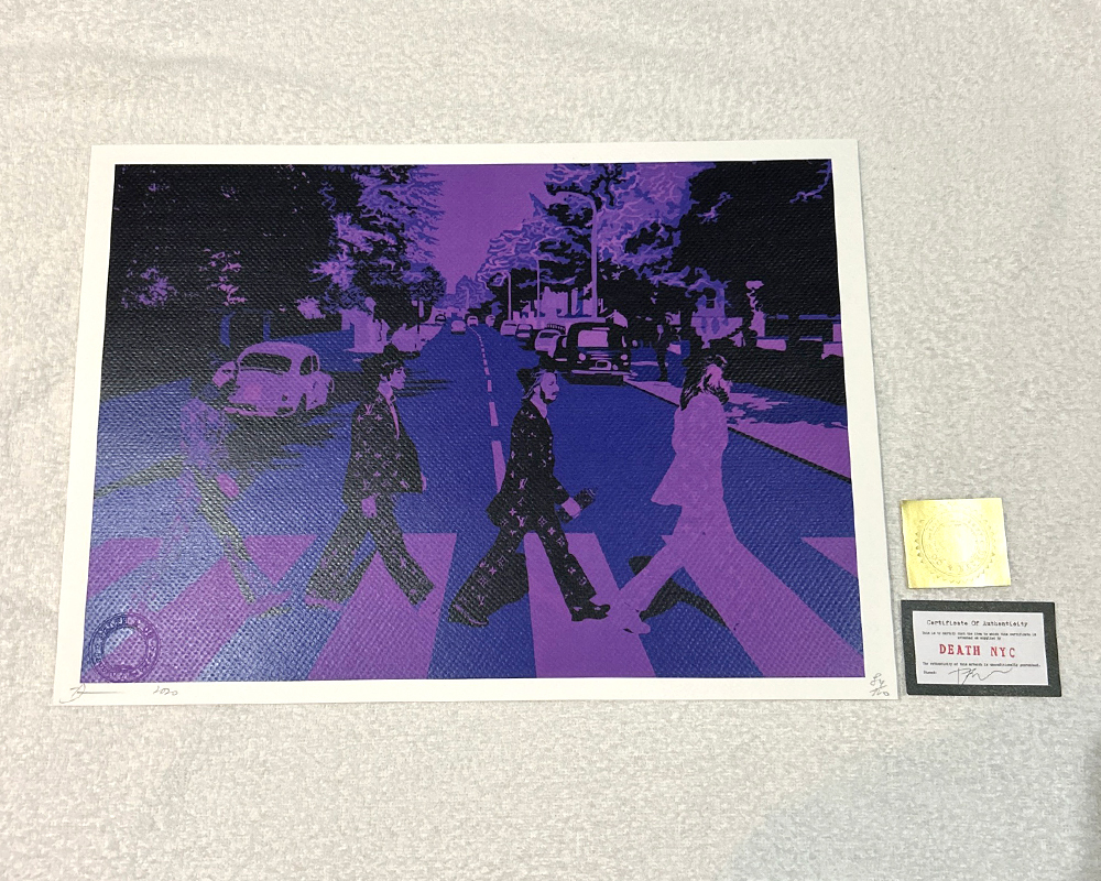 DEATH NYC 額付き 世界限定100枚 アートポスター 春麗