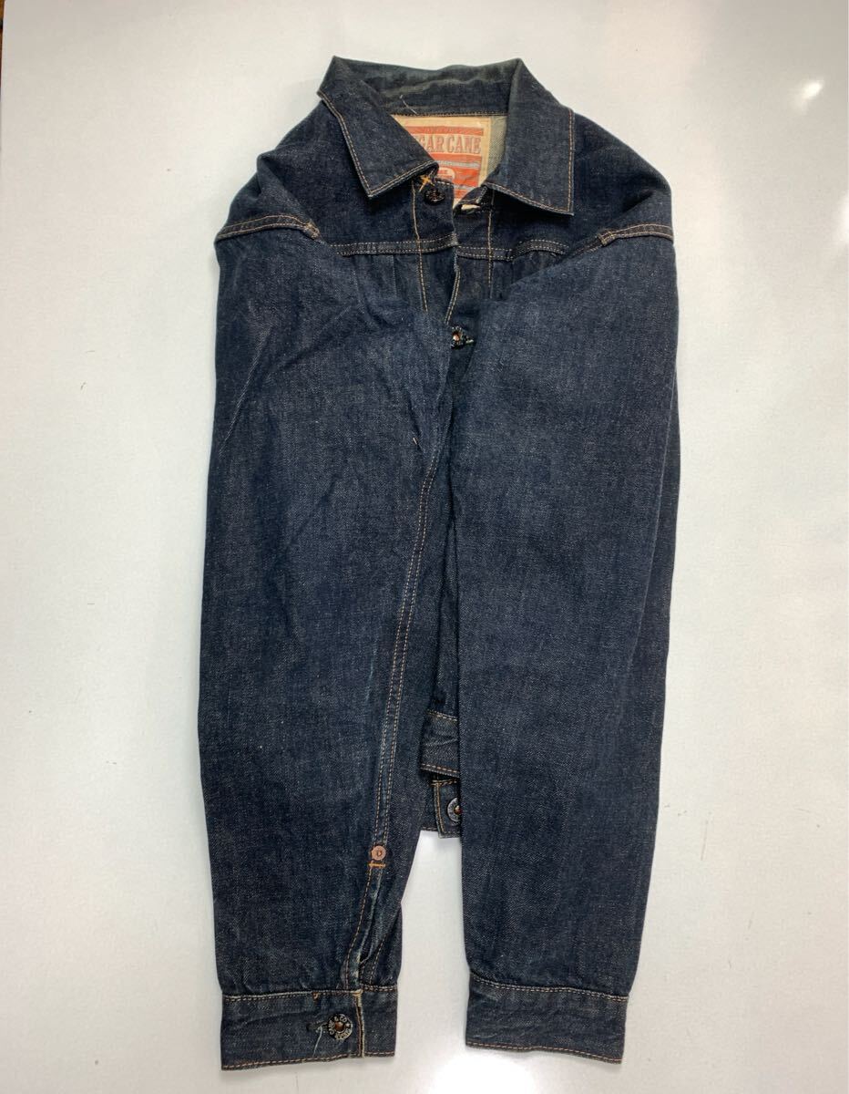 SUGAR CANE Sサイズ 1st モデル　デニムジャケット 濃紺　 ジャケット　東洋エンタープライズ　コットン　シングルステッチ