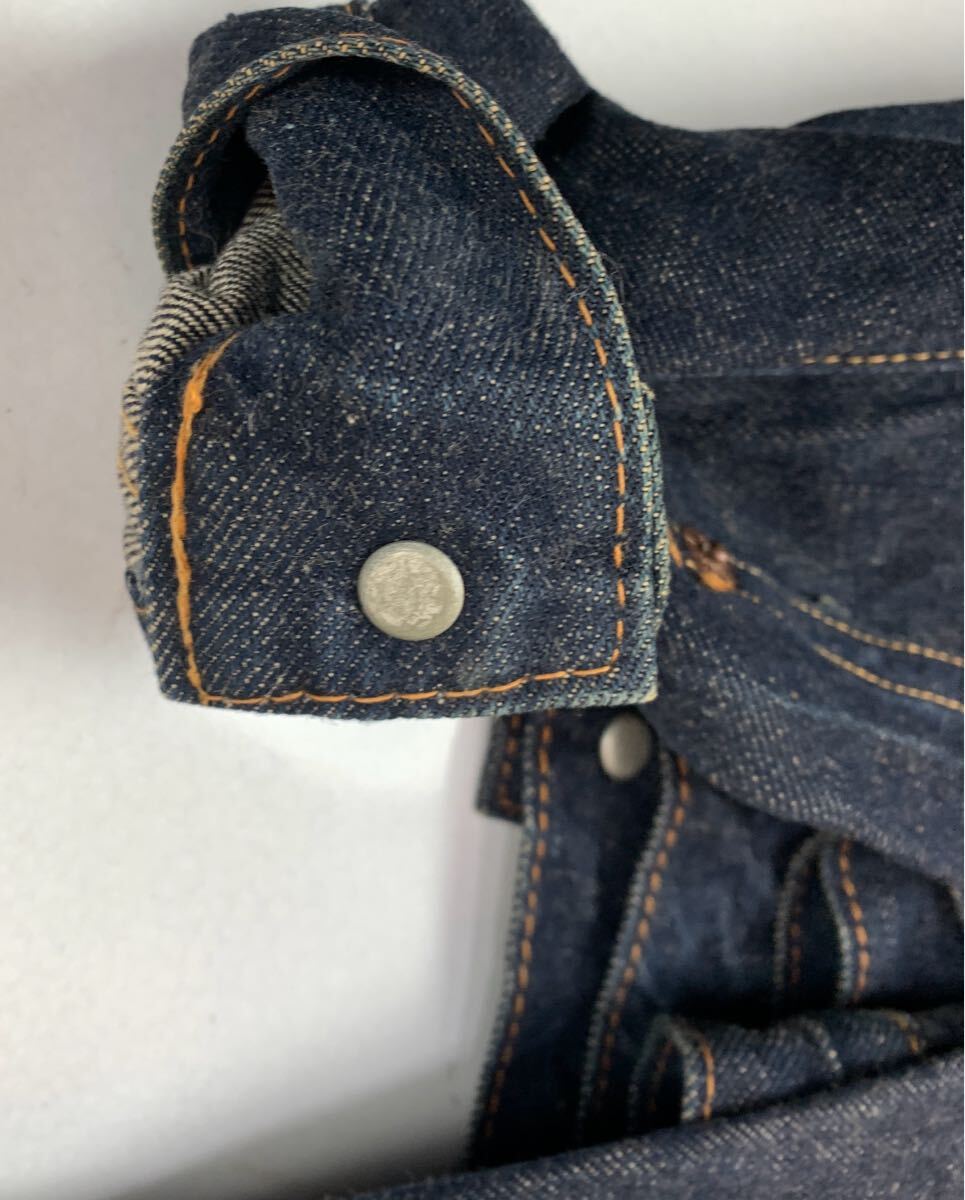 SUGAR CANE Sサイズ 1st モデル　デニムジャケット 濃紺　 ジャケット　東洋エンタープライズ　コットン　シングルステッチ
