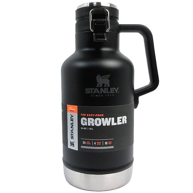 人気 【未使用品 YST-056】スタンレー ブラック 10-01941-165 水筒 魔法瓶 保温保冷 1.9L 真空ボトル GROWLER STANLEY 1.0リットル~