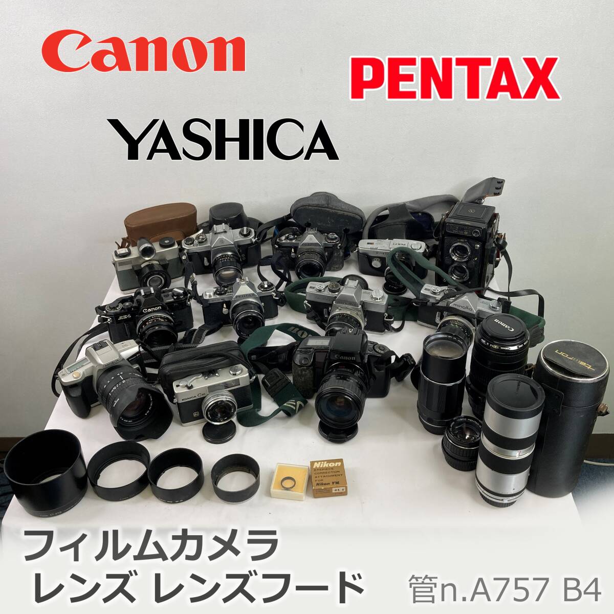 ジャンク】 キヤノン ペンタックス ヤシカ 他 フィルムカメラ ジャンク】 キヤノン ペンタックス ヤシカ 他 フィルムカメラ