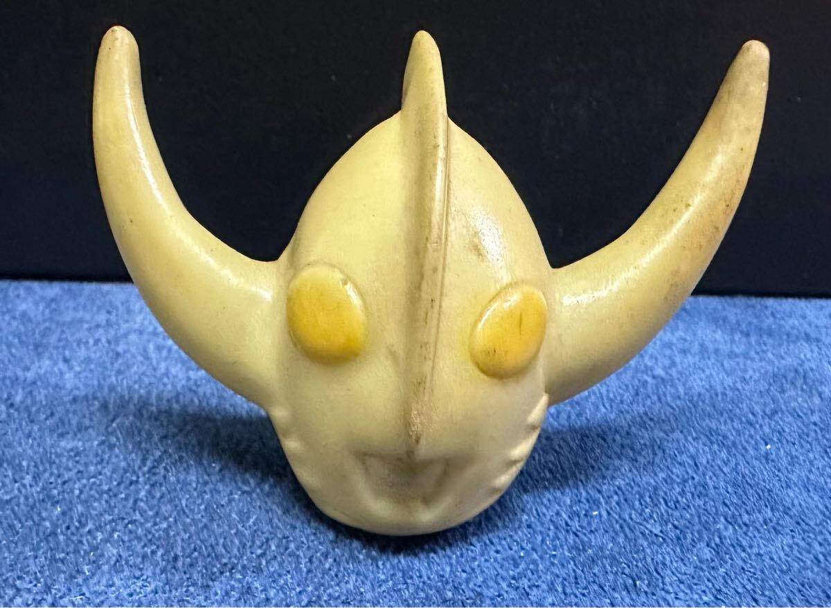 ウルトラの父 ソフビ フィギュア 頭部 指人形 ? 当時物 詳細不明