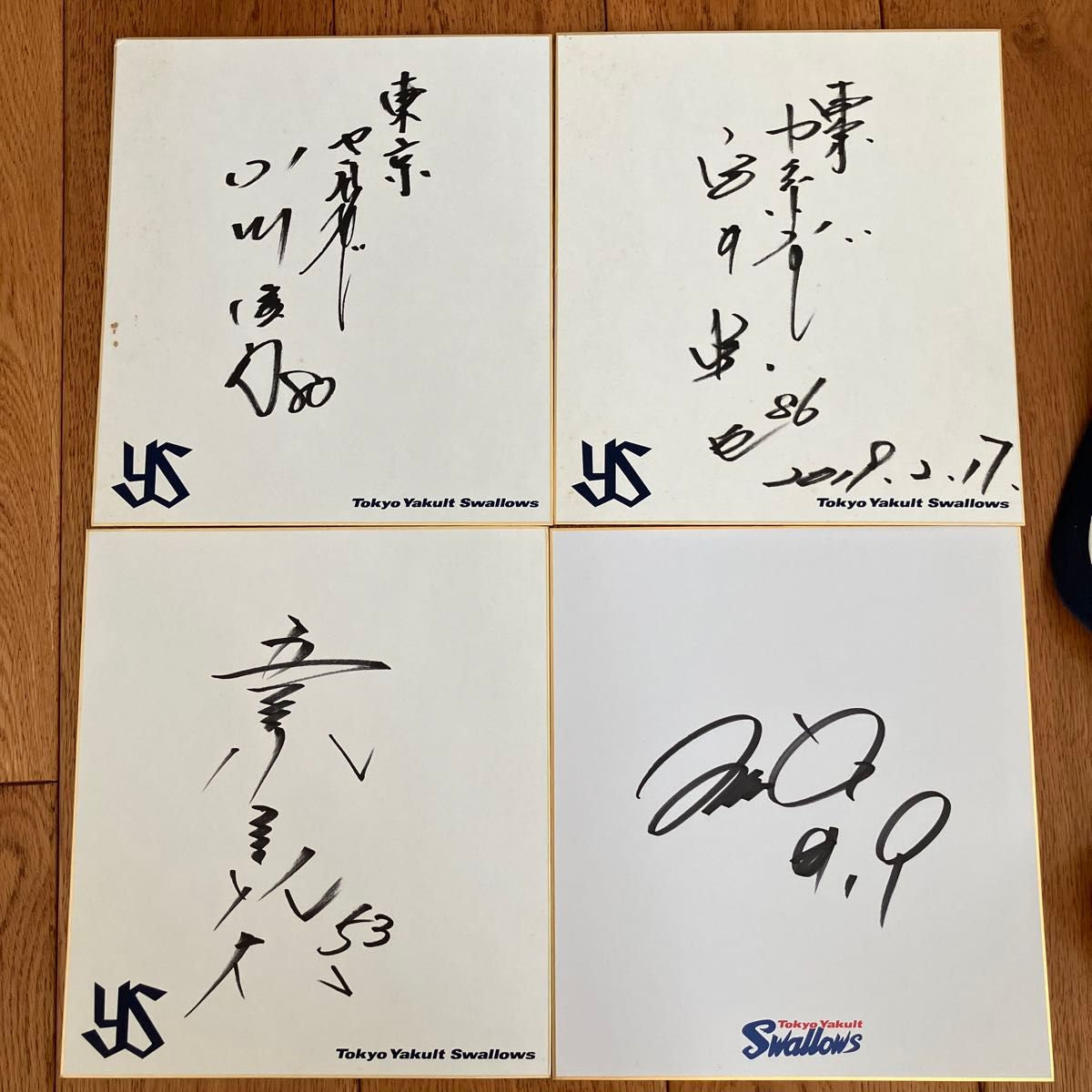 ヤクルトスワローズ 春季キャンプ帽子 サインボール 直筆サイン ヤクルトスワローズ 春季キャンプ帽子 サインボール 直筆サイン