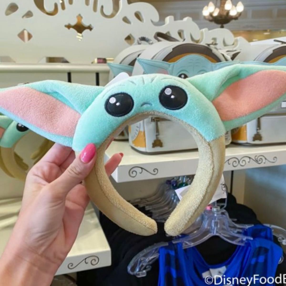 ☆US Disney Parks☆ベビーヨーダ グローグ カチューシャ パリディズニー スターウォーズ グログル ベビーヨーダ