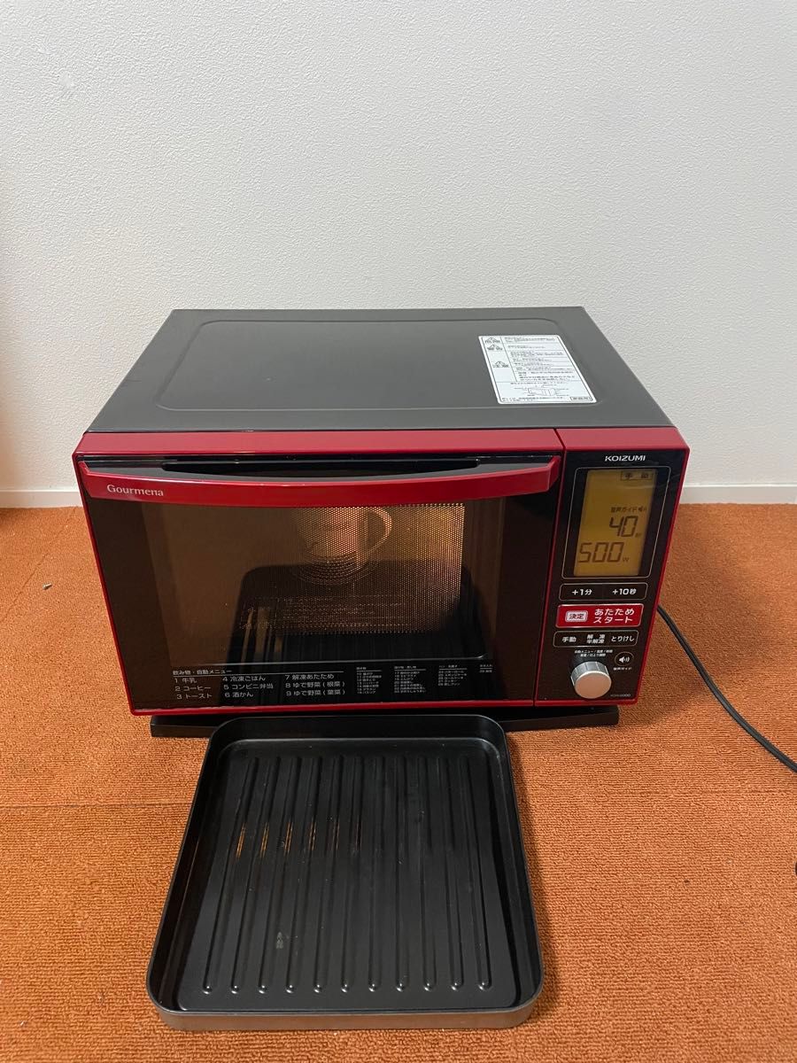 Gourmet オーブンレンジ 電子レンジ KOR-6000/R コイズミ 電子レンジ Gourmet オーブンレンジ 電子レンジ KOR-6000/R コイズミ 電子レンジ