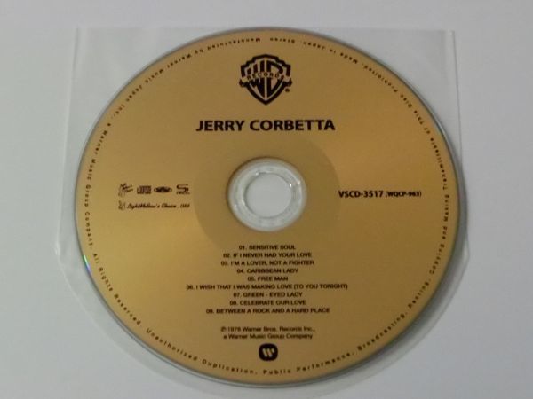 ジェリー・コルベッタ　帯付　紙ジャケ　SHM-CD　AOR　全9曲　JERRY CORBETTA 　_画像5