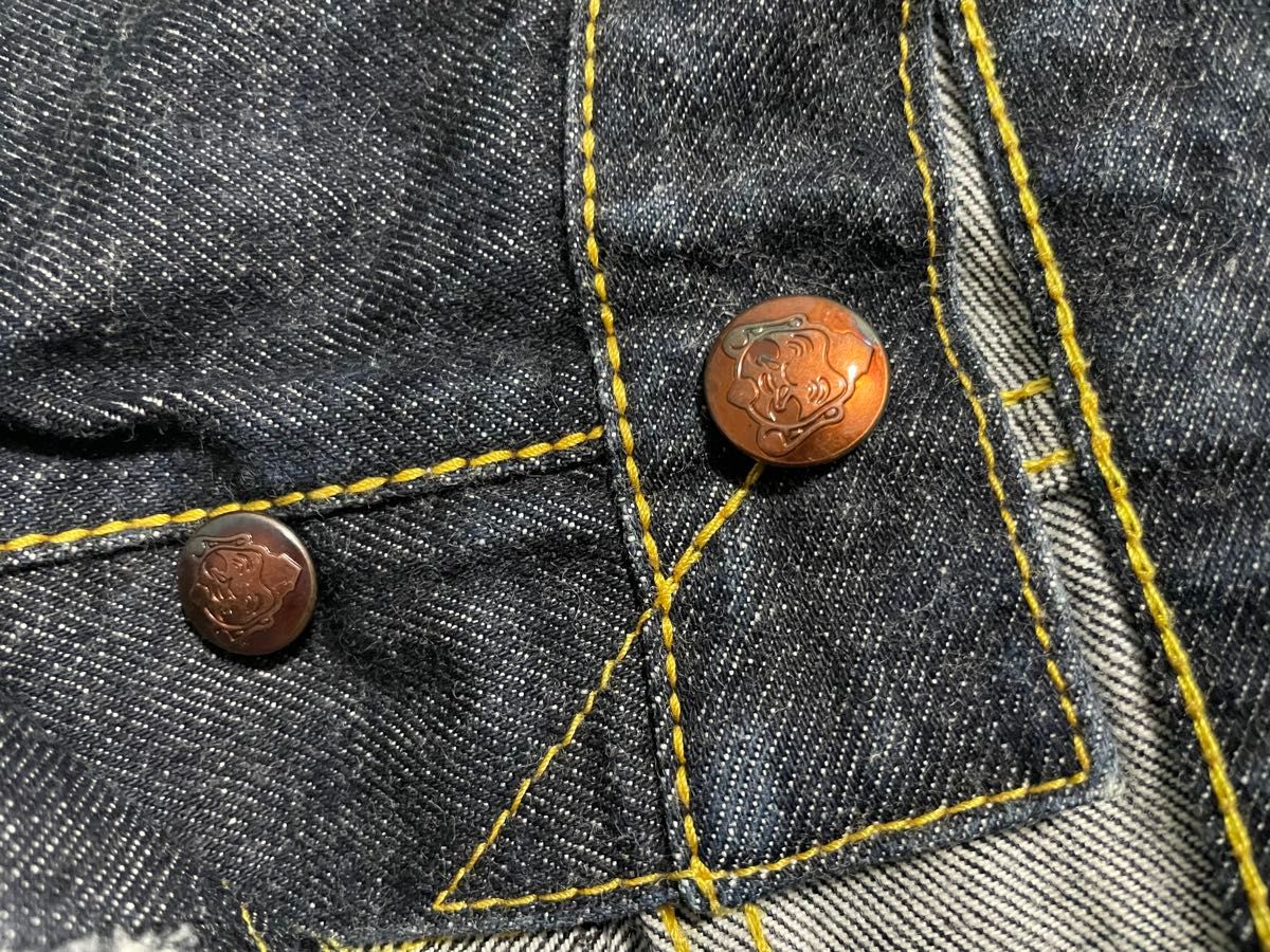 evisu ハート刺繍 ダークデニムパンツ デニムパンツ ジーンズ evisu ハート刺繍 ダークデニムパンツ デニムパンツ ジーンズ