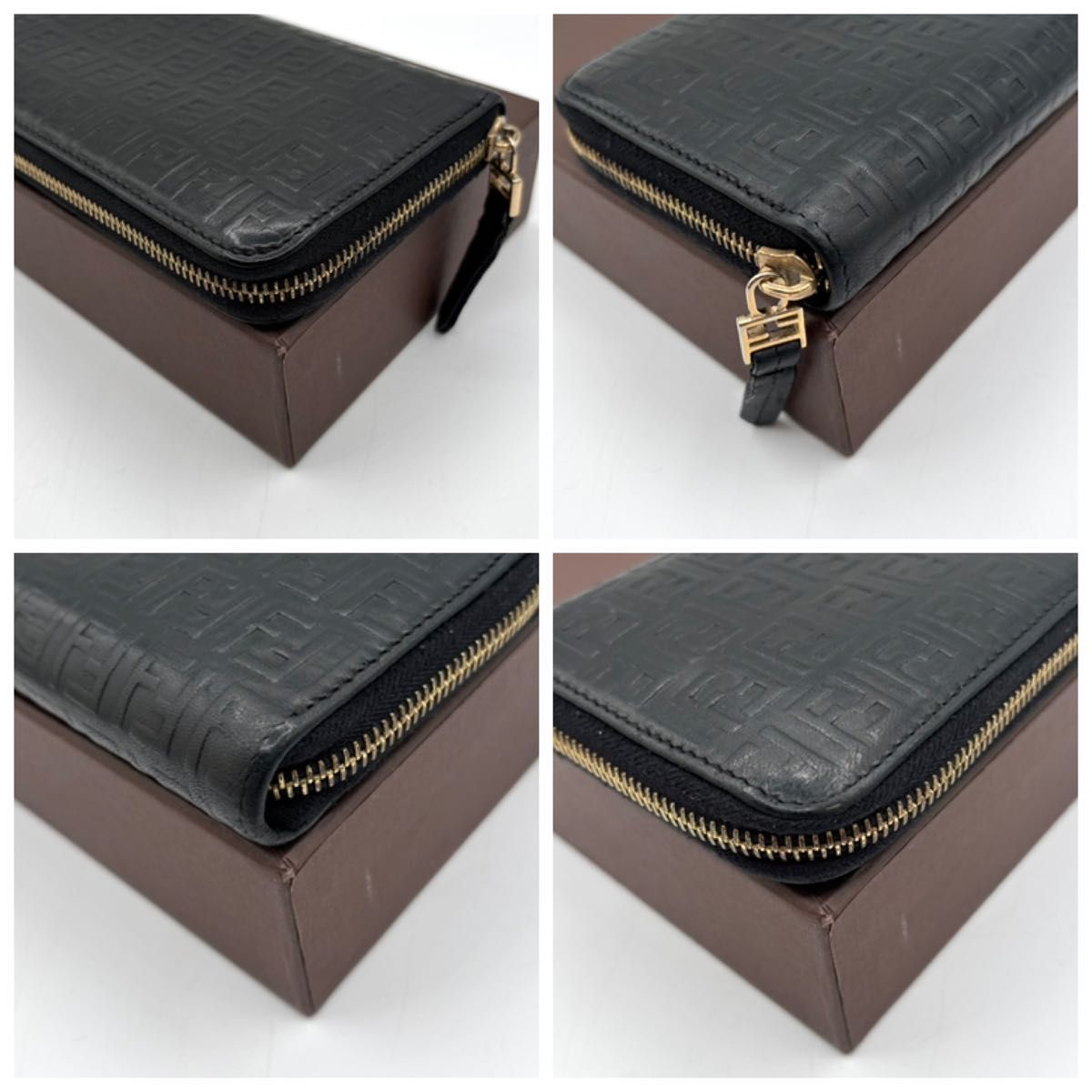 大人気 FENDI フェンディ ズッキーノ 長財布 ラウンドファスナー 大人気 FENDI フェンディ ズッキーノ 長財布 ラウンドファスナー