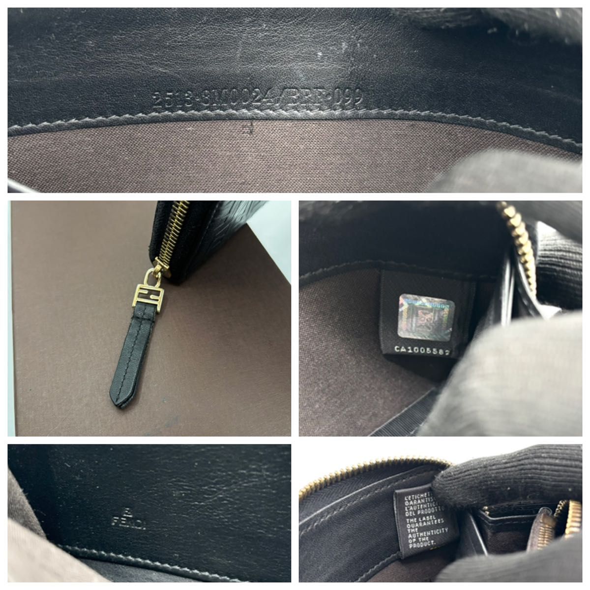 大人気 FENDI フェンディ ズッキーノ 長財布 ラウンドファスナー 大人気 FENDI フェンディ ズッキーノ 長財布 ラウンドファスナー