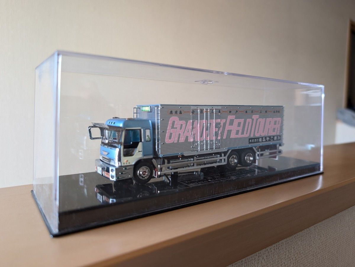 デコトラ ミニカー リアルモールド みやこ鮮冷 丸美グループ デコトラ ミニカー リアルモールド みやこ鮮冷 丸美グループ
