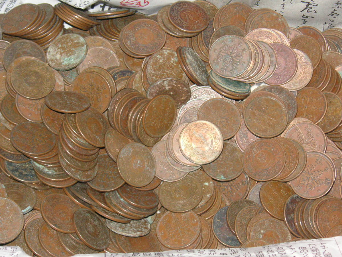 メーカー 古銭 一銭 約３，２kg ③ 硬貨 - LITTLEHEROESDENTISTRY