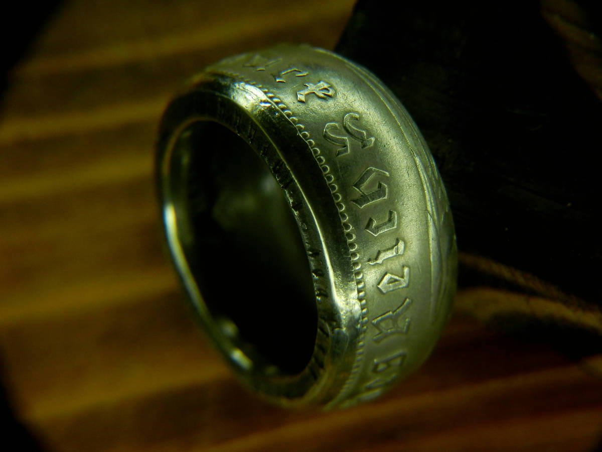 Vintage style［コインリング／／5マルク/1935/♯12／13］Coin ring_画像5