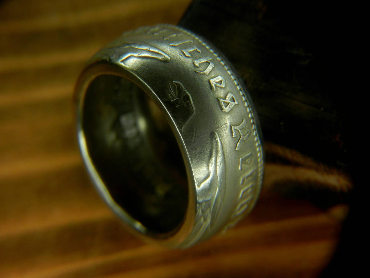 Vintage style［コインリング／／5マルク/1935/♯12／13］Coin ring_画像6