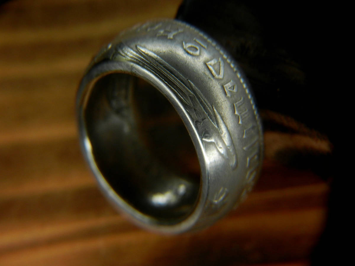 Vintage style［コインリング／／5マルク/1935/♯12／13］Coin ring_画像7