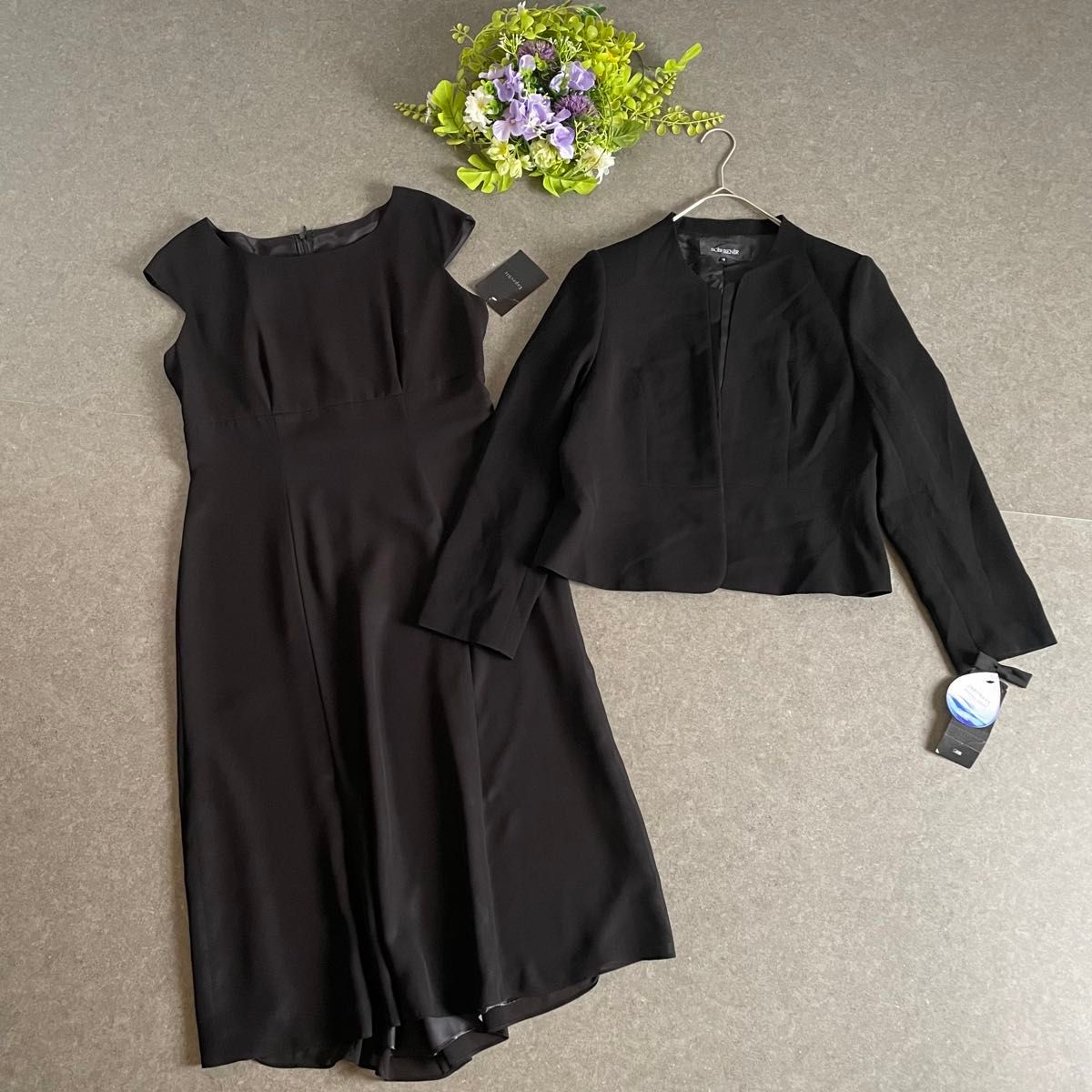 新品タグ付 喪服 東京ソワール ジャケット ワンピース ロング 新品タグ付 喪服 東京ソワール ジャケット ワンピース ロング