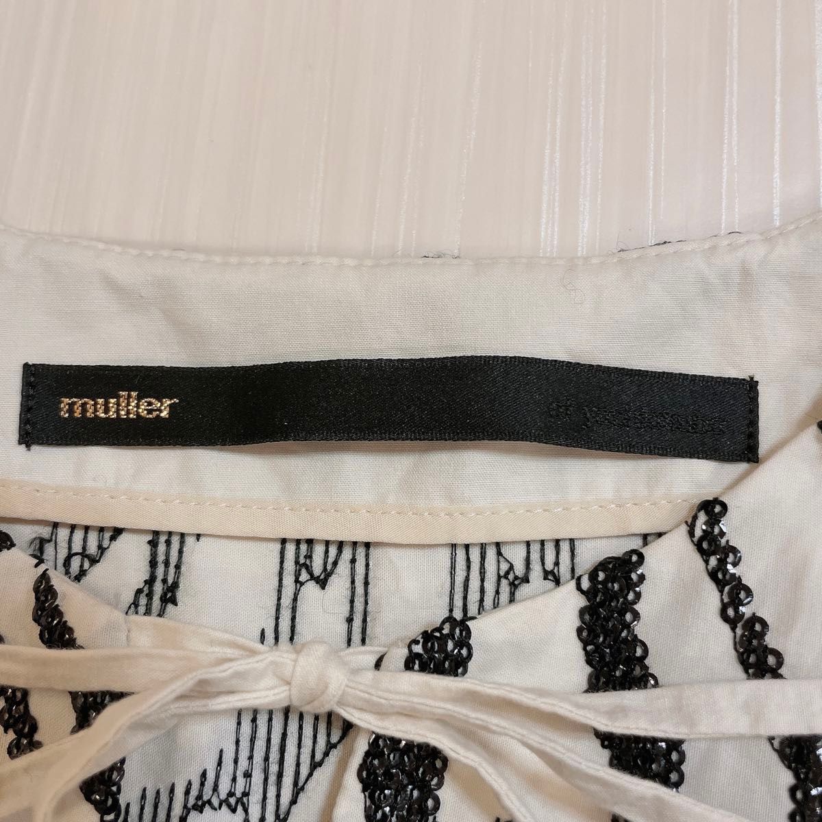 美品】muller of yoshiokubo ミュラーオブヨシオクボ刺繍 美品】muller of yoshiokubo ミュラーオブヨシオクボ刺繍