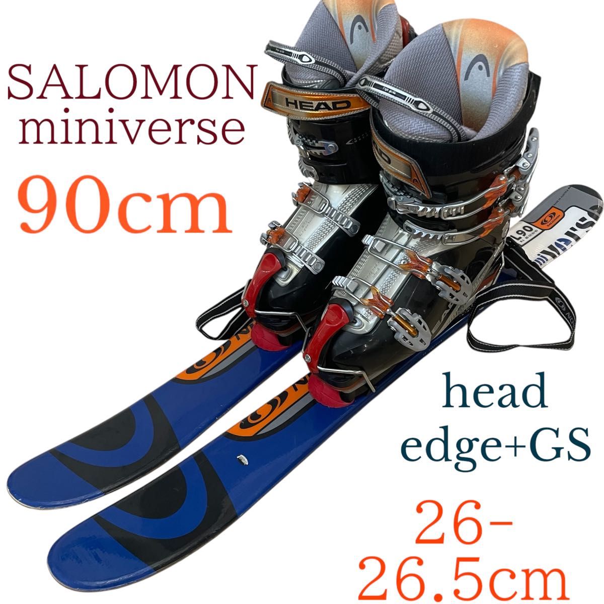 メンズ SALOMON ショートスキー ファンスキーセット 26-26 5cm メンズ SALOMON ショートスキー ファンスキーセット 26-26 5cm