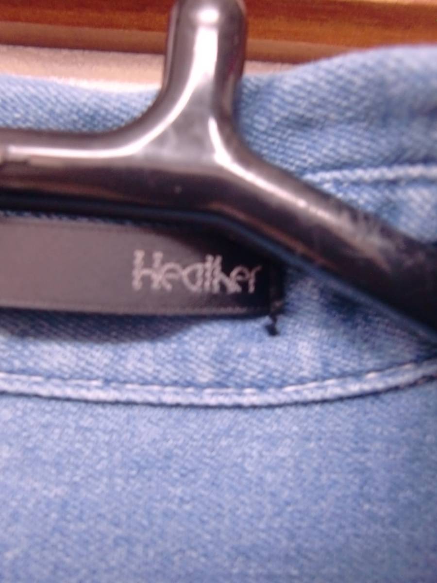  новый товар не использовался Heather Denim рубашка с длинным рукавом F 20120