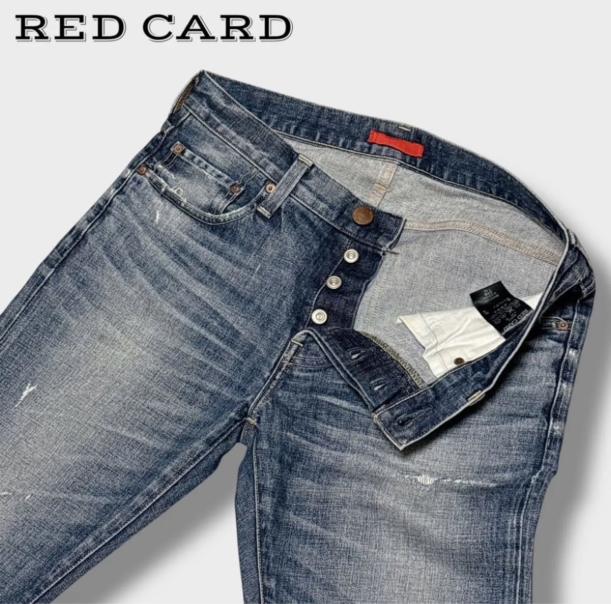 BEAMS別注】RED CARD レッドカード コラボ B58878 ストレッチ BEAMS別注】RED CARD レッドカード コラボ B58878 ストレッチ