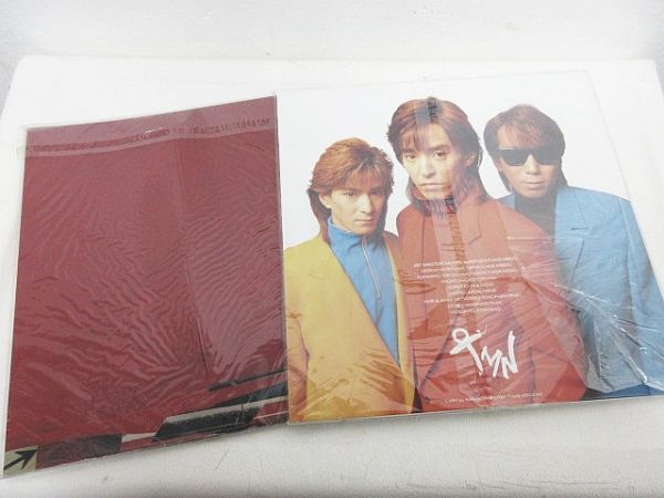  rare [ new goods unopened ]TM network pamphlet maxell TM NET WORK RHYTMNRED TMN TOUR / photoalbum PHOTOS TMN #L23091YER-200212-21