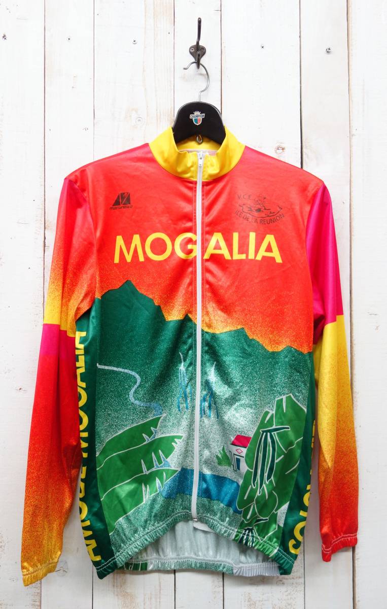 Старая одежда Оптовая европейская покупка * Ретро -велосипедный ретро * Martinage * езда на велосипеде Jersey Jacket * с длинным рукавом M * Mogalia