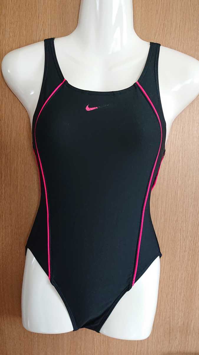 ヤフオク Nike 黒 ピンクライン ワンピース水着 競泳水着 ヤフオク Nike 黒 ピンクライン ワンピース水着 競泳水着