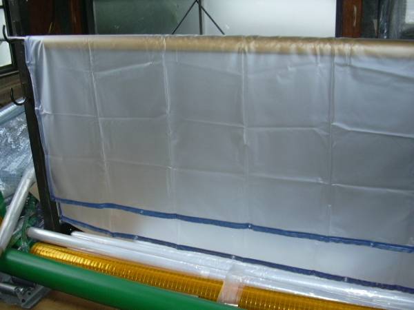 オーダー　寸法自由　半透明ビニールカーテン　間仕切り　屋台　冷暖房対策等_イメージ