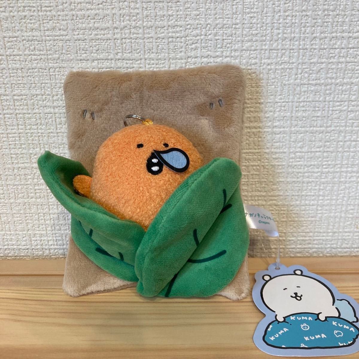 ナガノキャラクターズ おふとんぬいぐるみリールパスケース ナガノキャラクターズ おふとんぬいぐるみリールパスケース
