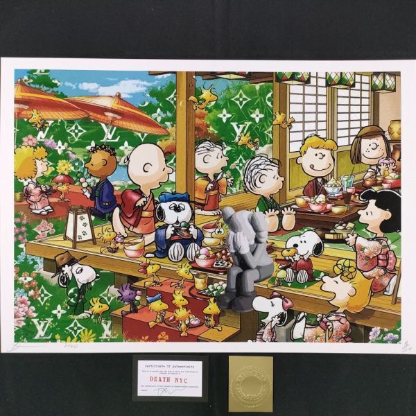 世界限定100枚 DEATH NYC アートポスター K33 SNOOPY スヌーピー 世界限定100枚 DEATH NYC アートポスター K33 SNOOPY スヌーピー