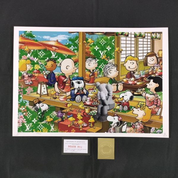 世界限定100枚 DEATH NYC アートポスター K33 SNOOPY スヌーピー 世界限定100枚 DEATH NYC アートポスター K33 SNOOPY スヌーピー