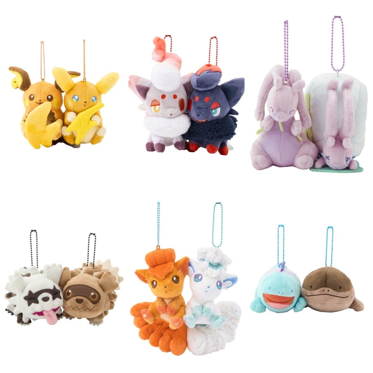ポケモン 磁石でくっつくペアマスコット にたものどうし 6点 ポケモン 磁石でくっつくペアマスコット にたものどうし 6点
