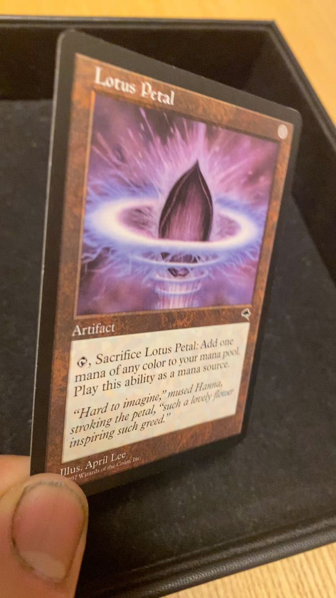 MTG Lotus Petal 睡蓮の花びら 4枚セット エッチング foil 英語 MTG Lotus Petal 睡蓮の花びら 4枚セット エッチング foil 英語