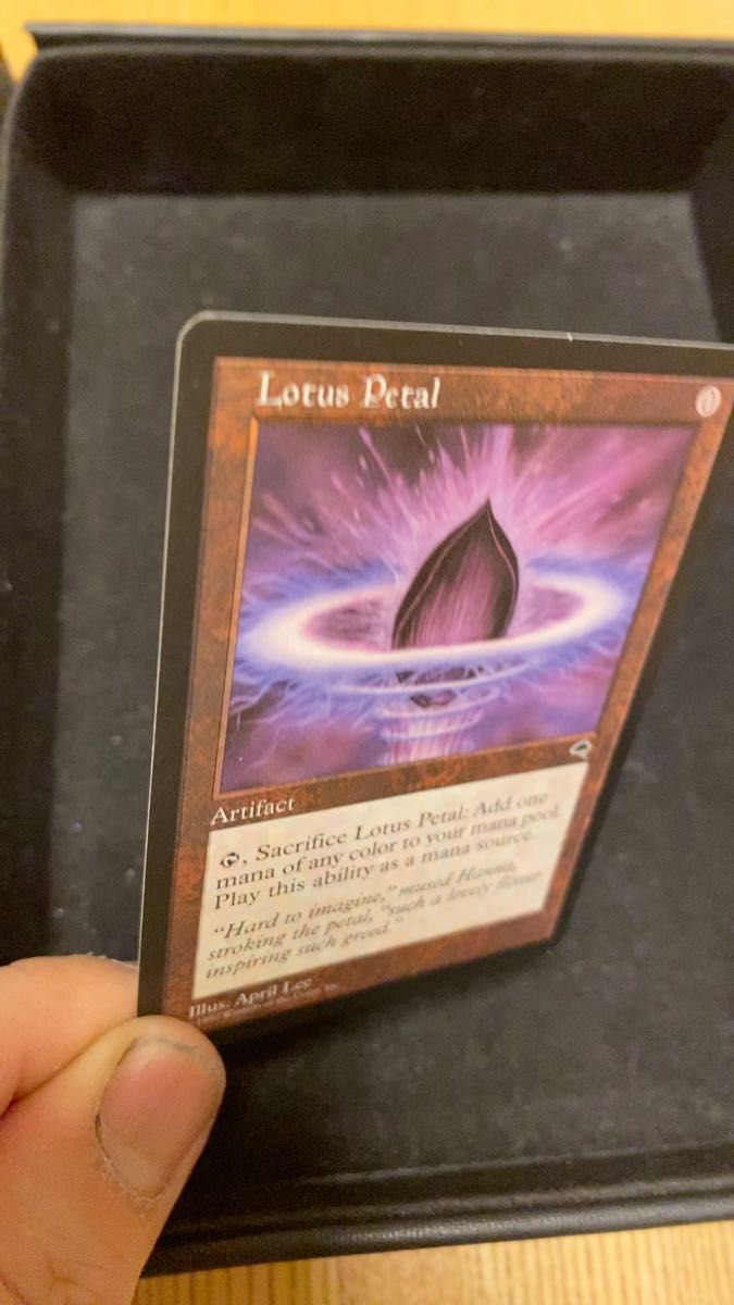 MTG Lotus Petal 睡蓮の花びら 4枚セット エッチング foil 英語 MTG Lotus Petal 睡蓮の花びら 4枚セット エッチング foil 英語