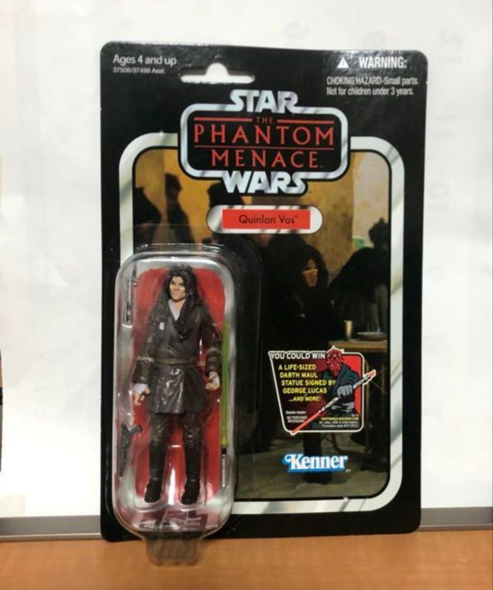 スターウォーズ ベーシックフィギュア クインラン・ヴォス 3.75インチ スター・ウォーズ ヴィンテージコレクション クインラン・ヴォス