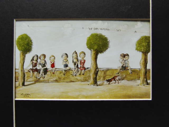 驚きの価格が実現 藤田 嗣治 つばめと子供 厳選 希少画集画 新品高級額