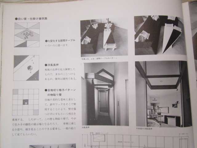 AA075◆住宅建築別冊11　　住宅細部詳細 独楽蔵 住まいの仕掛け事例集 ◆建築資料研究社 昭和58年◆建築資料_画像5