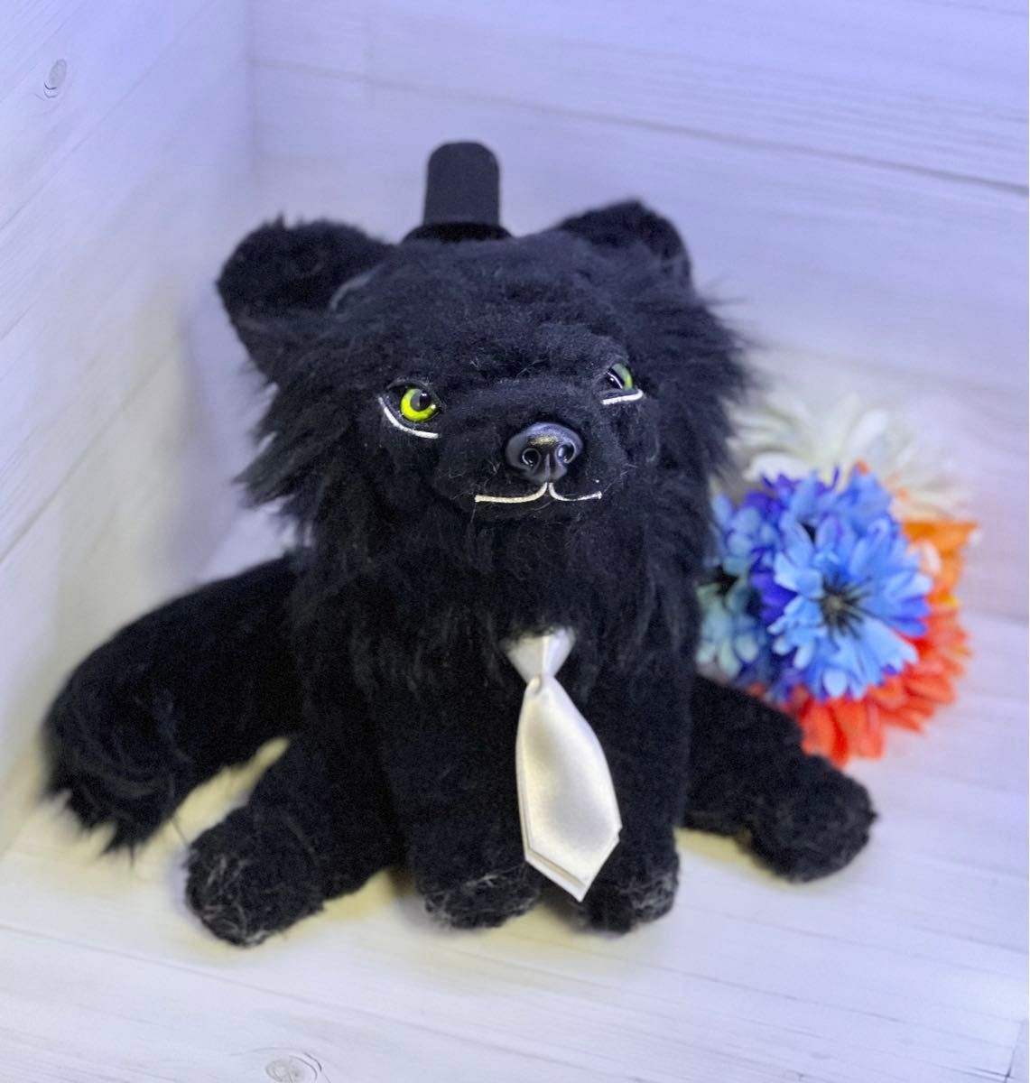HaRo ろぼ オオカミ 狼 ハンドメイド ぬいぐるみ アートドール HaRo ろぼ オオカミ 狼 ハンドメイド ぬいぐるみ アートドール