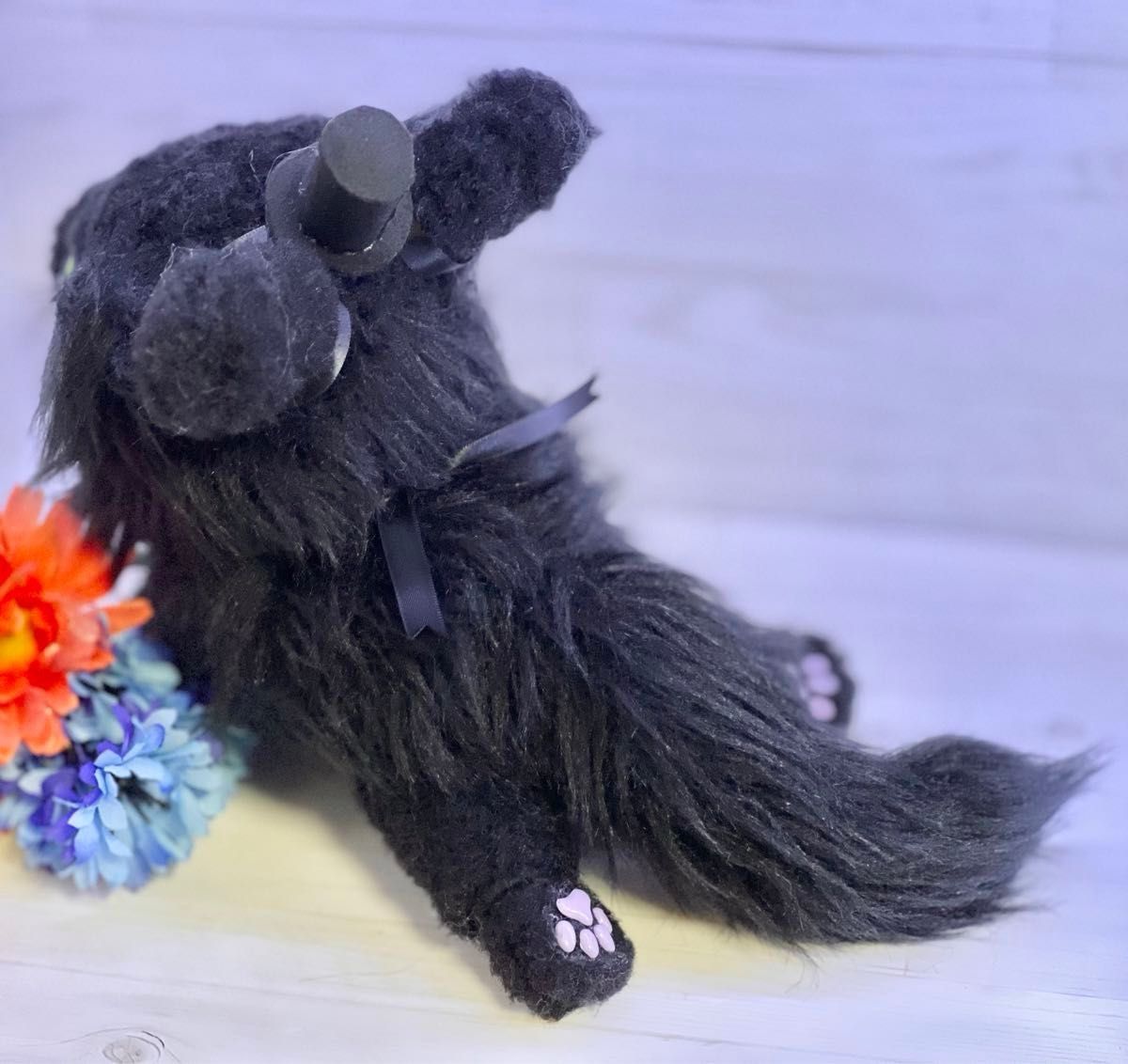 HaRo ろぼ オオカミ 狼 ハンドメイド ぬいぐるみ アートドール HaRo ろぼ オオカミ 狼 ハンドメイド ぬいぐるみ アートドール